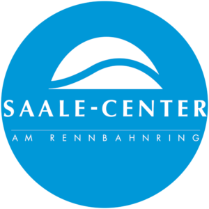 Logo des Saale-Centers rund, Größe 1000 Pixel.