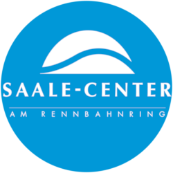 Logo des Saale-Centers rund, Größe 250 Pixel.