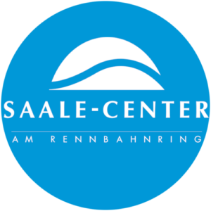 Logo des Saale-Centers rund, Größe 500 Pixel.