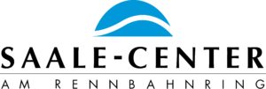 Logo des Saale-Centers transparent, Größe 3600 Pixel.